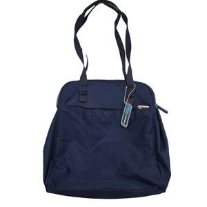 # 39. Fossil Nylon Navy blue shoulder bag 3 compartment